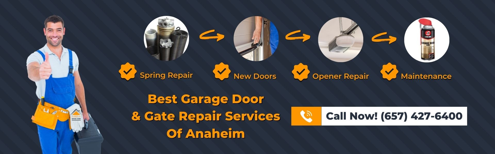 Best Garage Door & Gate Repair Services Of Anaheim Banner